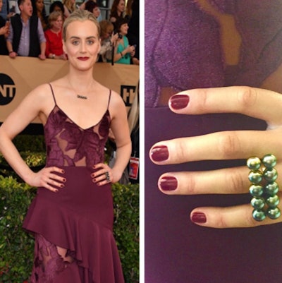 sag awards nails