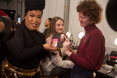 Muas Patrick Starr And Alice Lane Holding Inglot Makeup
