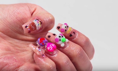 3-D Valentine’s Day Nail Art Tutorial