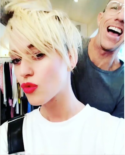 Katy Perry Undercut Pixie
