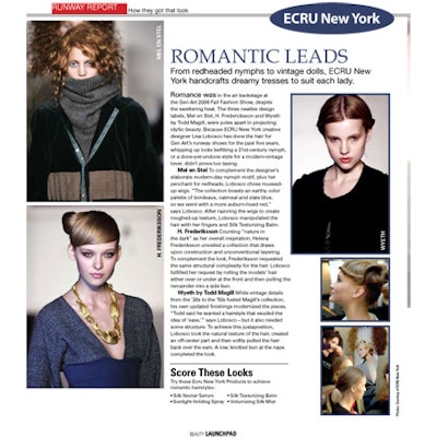 Runway Report: January, 2007