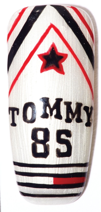 Nail Art_Tommy Hilfiger