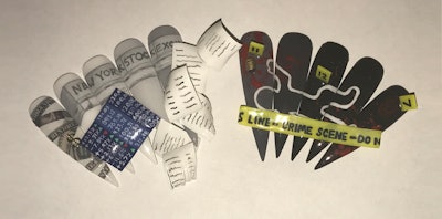 ashley hoffman mixed media crime scene