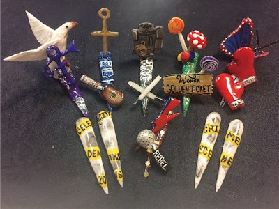 juli parker mixed media crime scene