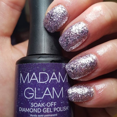 Madam Glam Diamond Silver Satin