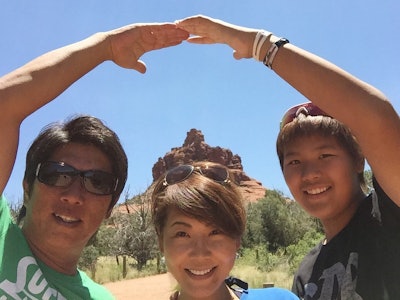 NAILPRO Sedona with my family