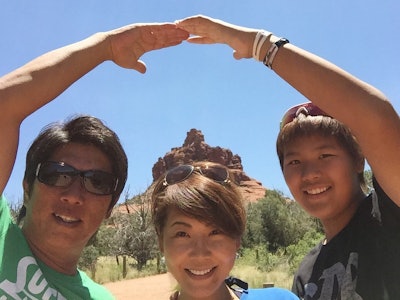 NAILPRO Sedona with my family