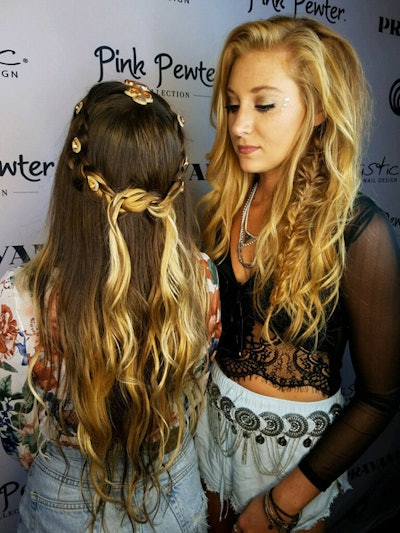 styled by Taylor Rae (L) and Dani Land (R)