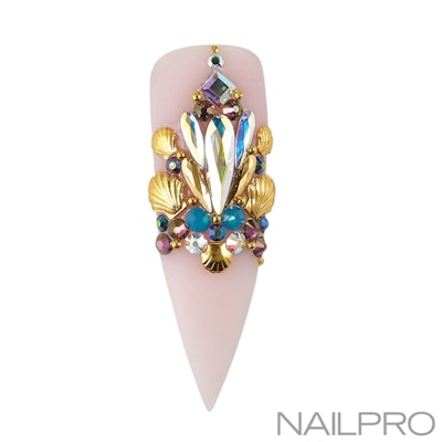 mermaid nail art tutorial