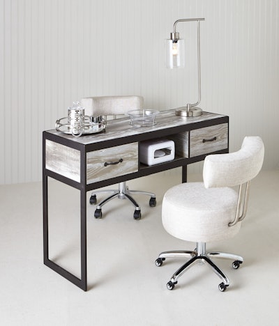 Belava Elora Collection of Manicure tables and chairs