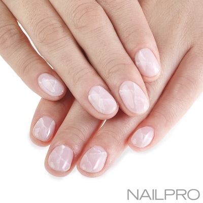 how to do rose quartz nails