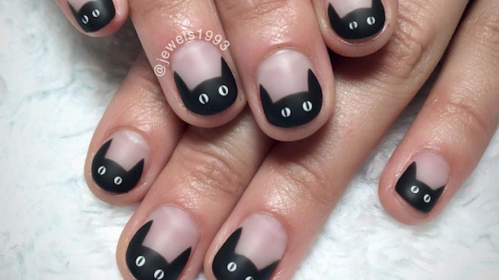 black cat nails
