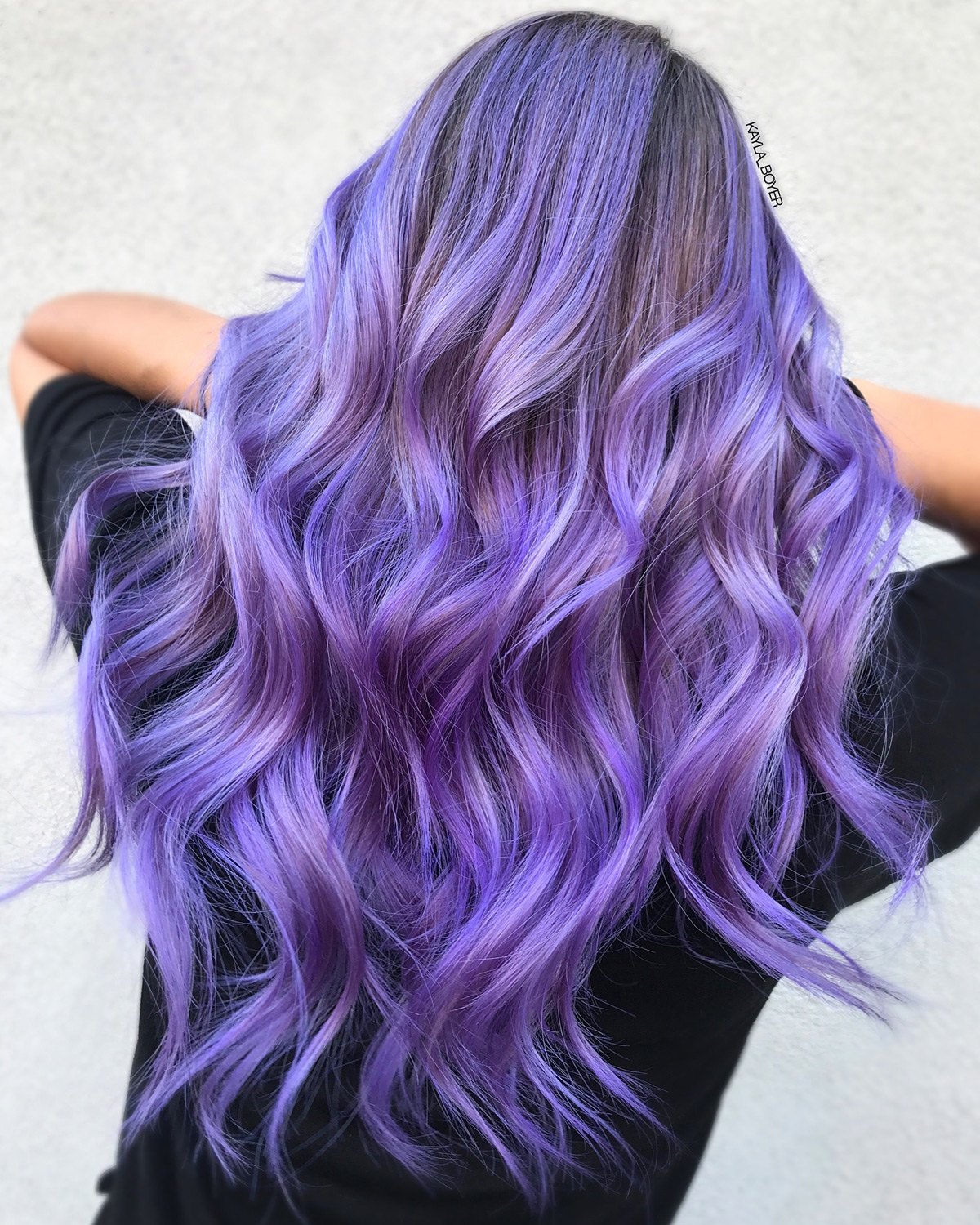 violet hair