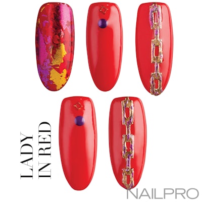 Midnight-Lady in Red NP1217