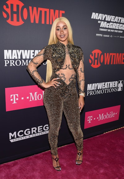 “SHOWTIME, WME|IMG, and MAYWEATHER PROMOTIONS VIP Pre-Fight Party Arrivals on the T-Mobile Magenta Carpet For “Mayweather VS McGregor”