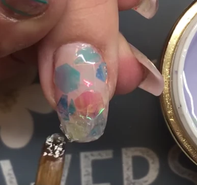 wildflowers nails
