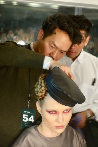 Oribe Creates Otherworldly Styles at The Blonds NYFW 2018
