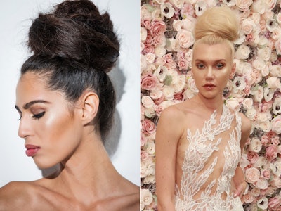 Flossy Bun Hairstyle