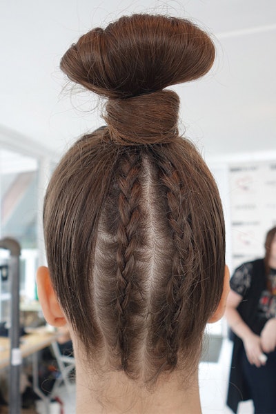 Sushi Topknot Hairstyle