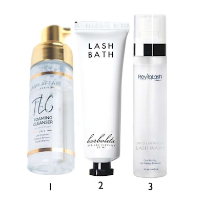 Eyelash Cleaning Products