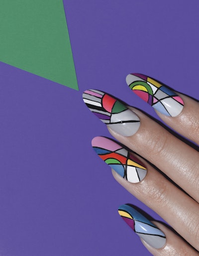 Kandinsky nail art