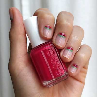 Watermelon Nail Art