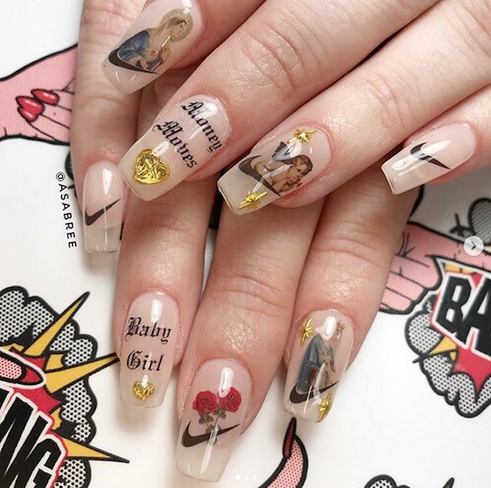 Asa Bree Fingerbang Nail Art