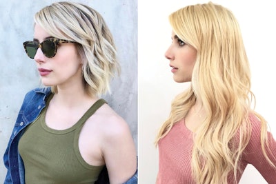 Emma Roberts Blonde Hair