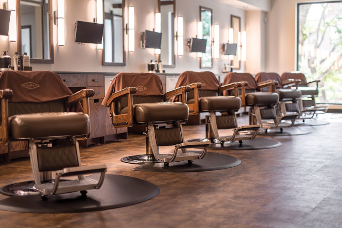Speakeasy Style Barbershop Interior - Modern Barber