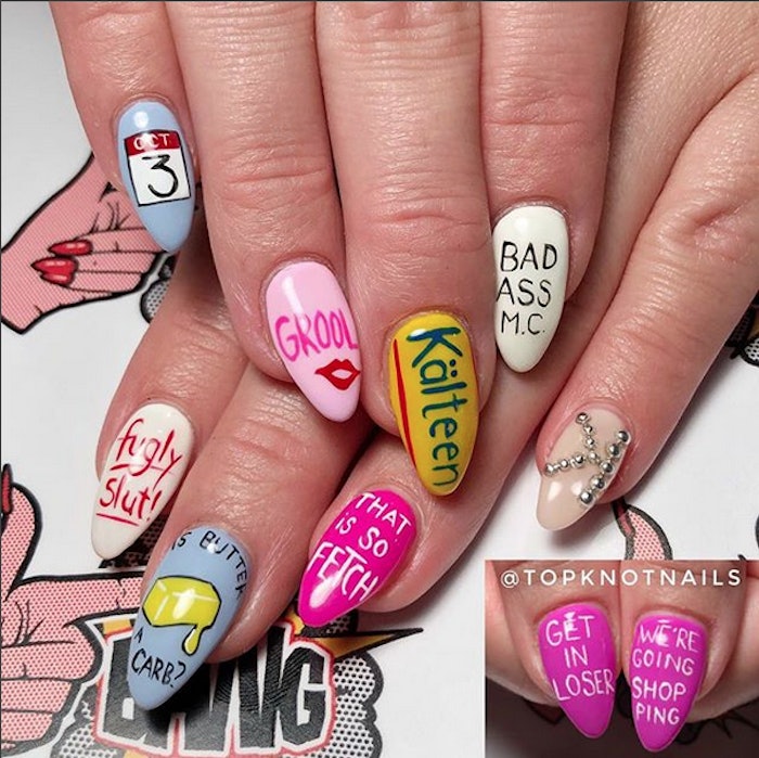 Mean Girls Day Nails