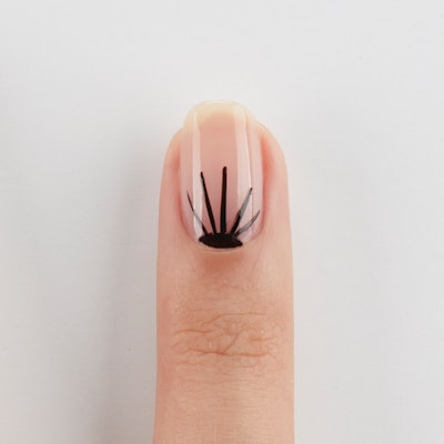 halloween cobweb step 1