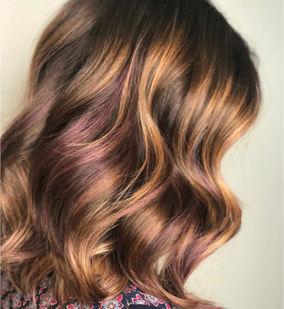 Genna Pumo Burgundy Low Lights