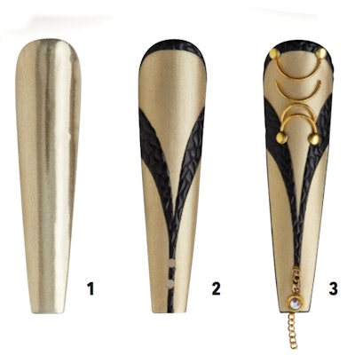 gold-chrome-nail-art