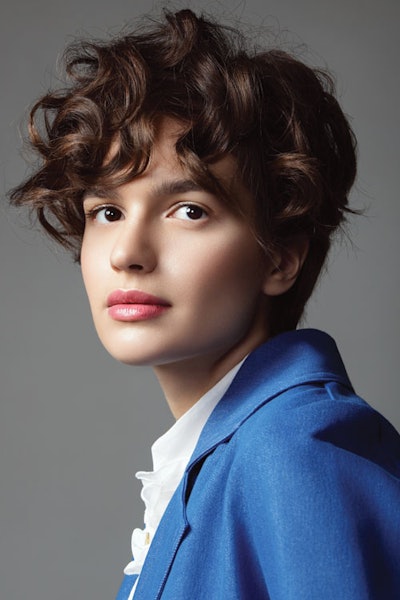 Curly Greek Goddess Hairstyle