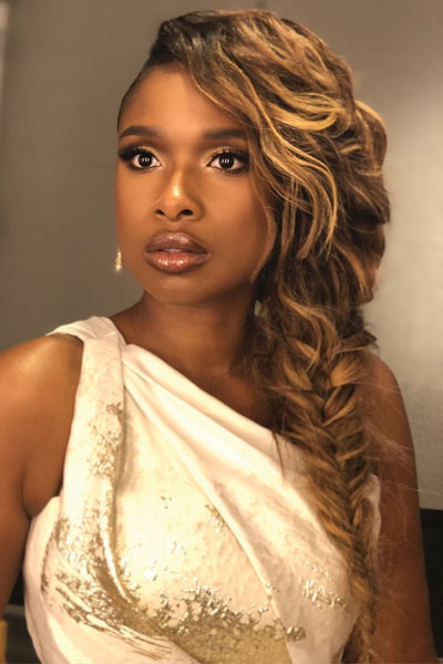 Jennifer Hudson French Braid