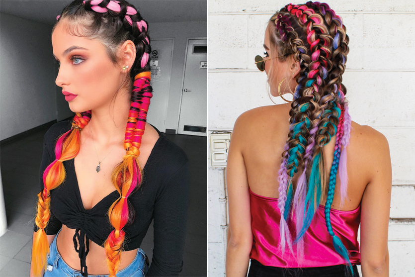 40 Cute Festival Hair Ideas To Rock : Euphoria-inspired Hairstyle 1 - Fab  Mood | Wedding Color, Haircuts & Hairstyles | Nails | Colours