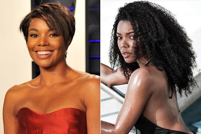Gabrielle Union Wad Hairstyles