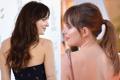 Dakota Johnson Soft Waves Ponytail