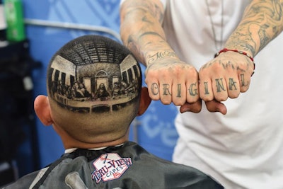 Last Supper Hair Art