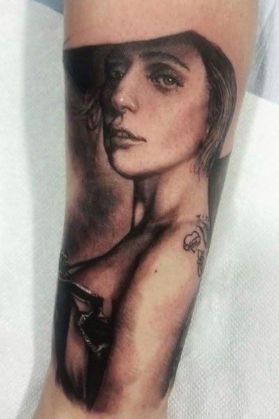 Jessica Warburton Gaga Tattoo