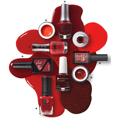 red-nail-polish-design