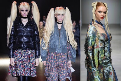 Pigtails Runway Hair