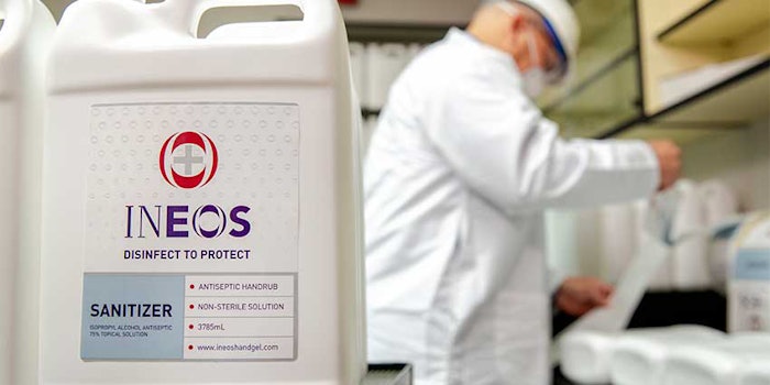 Ineos Hand Sanitizer Plants