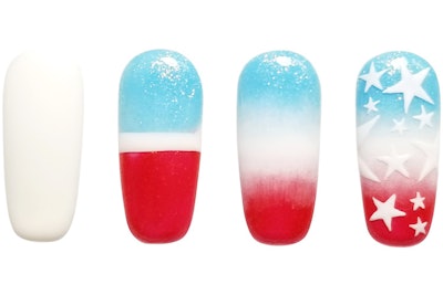 4th of July Nail Art
