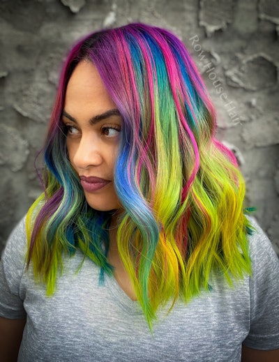 Watch How to Create This Vivid Rainbow Color Melt | Beauty Launchpad