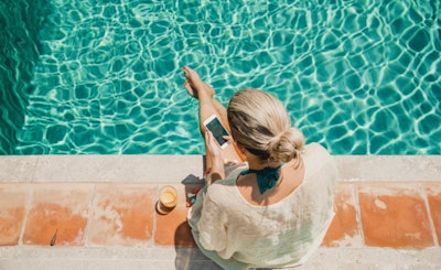 Swimming Pool Hair Istockphoto