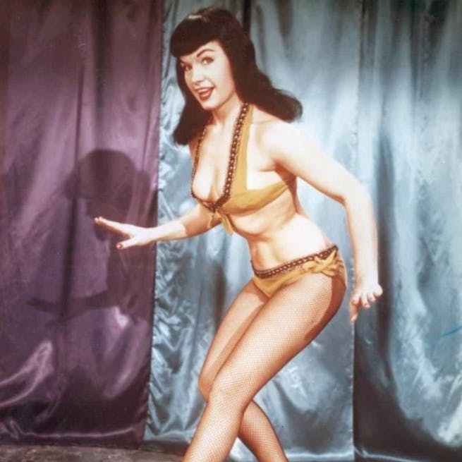 Betty Page; Image source: Getty