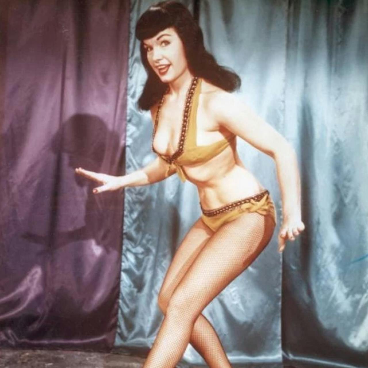 Betty Page; Image source: Getty