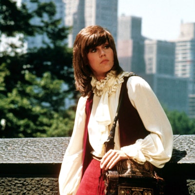 Jane Fonda in the 1971 film 'Klute' sporting a shag cut.