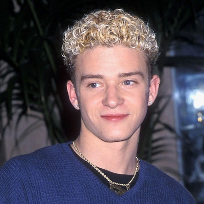 Justin Timberlake with frosted tips.